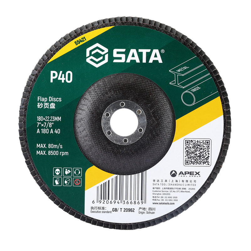 フラップディスク 100mm - 180mm SATA