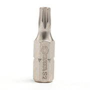 Bộ 5 mũi vặn vít đầu sao có lỗ SATA T8-T40, đuôi lục giác 1/4 inch, thép S2