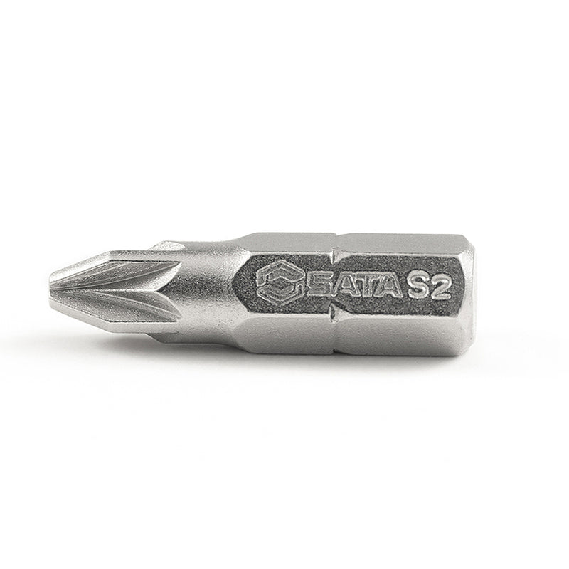 5ピース 1/4 inch  六角シャンクビット、長さ25mm、Pozidrive SATA