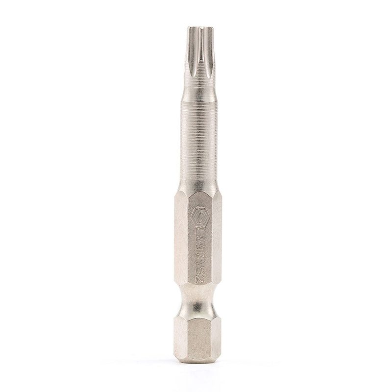 Mũi vặn vít đầu sao có lỗ SATA T8-T40 dài 50mm đuôi lục giác 1/4 inch