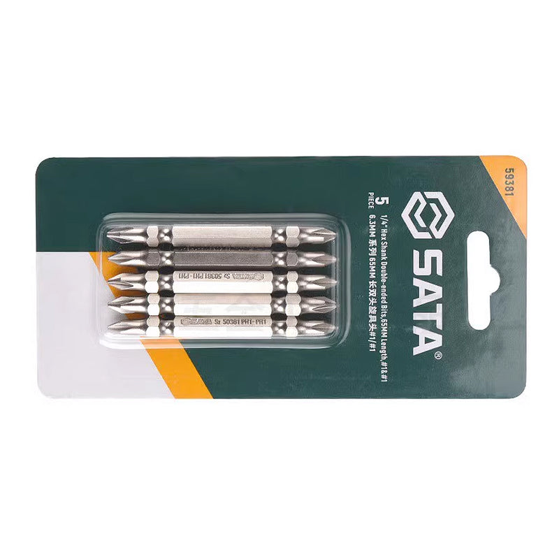 5 件套 1/4 inch 六角柄双头螺丝刀 SATA