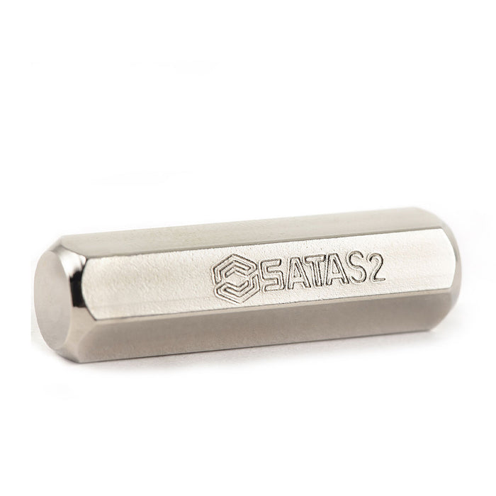 Bộ 5 đầu lục giác 6 cạnh SATA, cốt 8mm (5/16 inch), thân ngắn 30mm, thép S2 mạ Niken