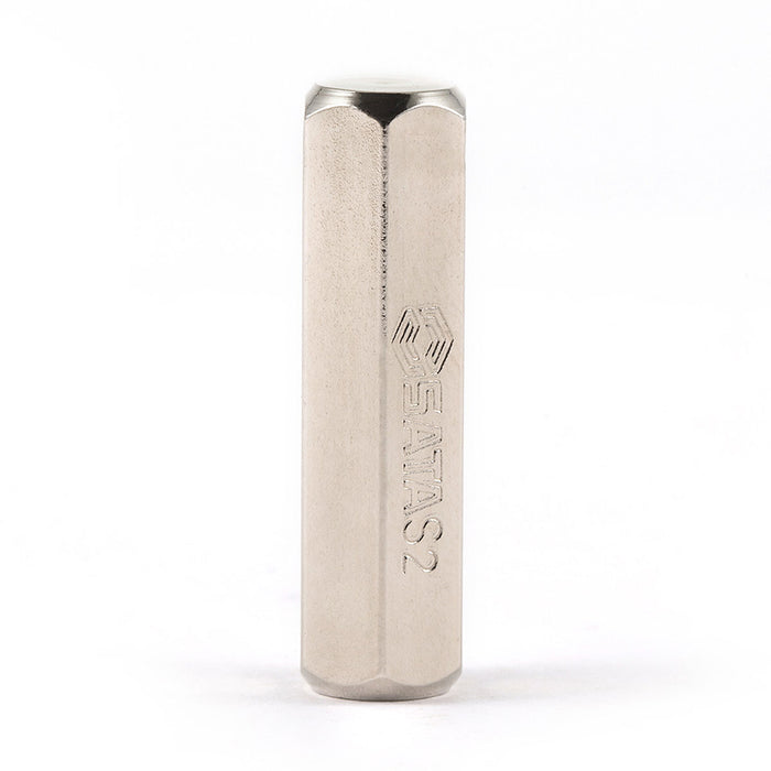 Bộ 5 đầu lục giác 6 cạnh SATA, cốt 8mm (5/16 inch), thân ngắn 30mm, thép S2 mạ Niken