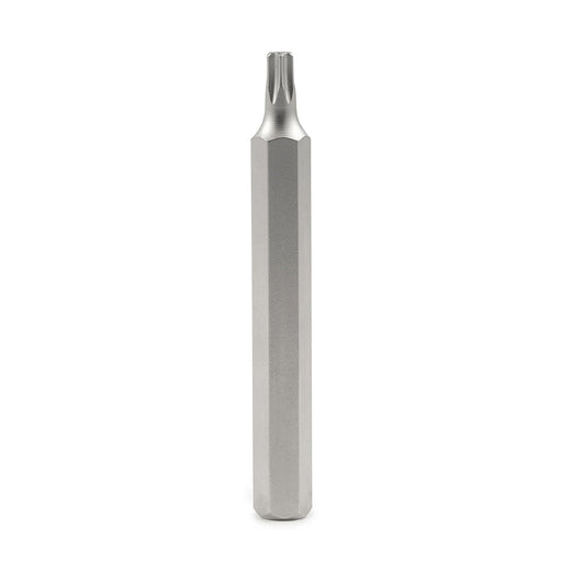 Bộ 5 mũi vặn vít đầu sao SATA T20-T55 dài 70mm, đuôi lục giác 5/16 inch, thép S2, mạ Nickel satin