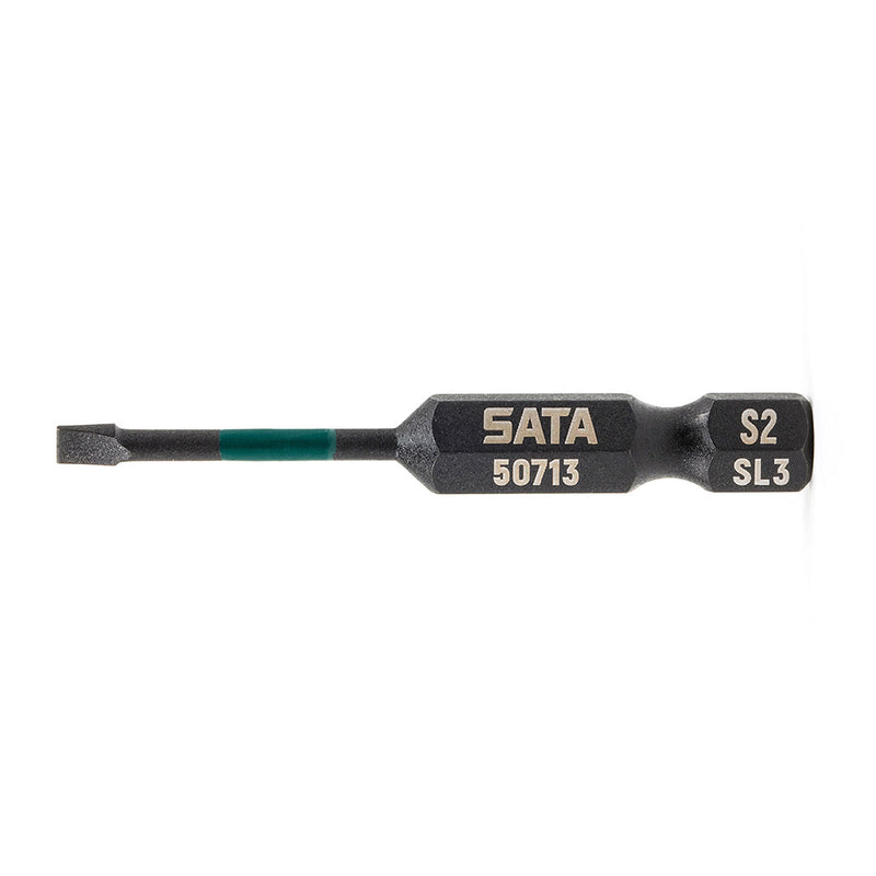 10件套6.3MM系列50MM长抗冲击一字旋具头3MM SATA