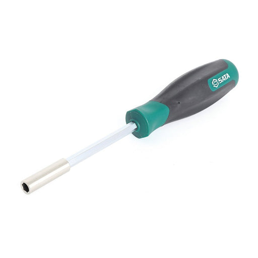 Tay vặn vít đầu lục giác 6.35mm SATA 61005 T Series có nam châm giữ mũi, tay cầm chống trượt, thép hợp kim bền bỉ.