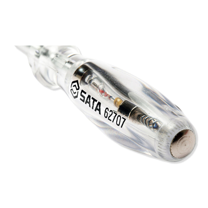 Bút thử điện cán cầm cách điện 1000V SATA 62707 đạt tiêu chuẩn IEC/EN 60900