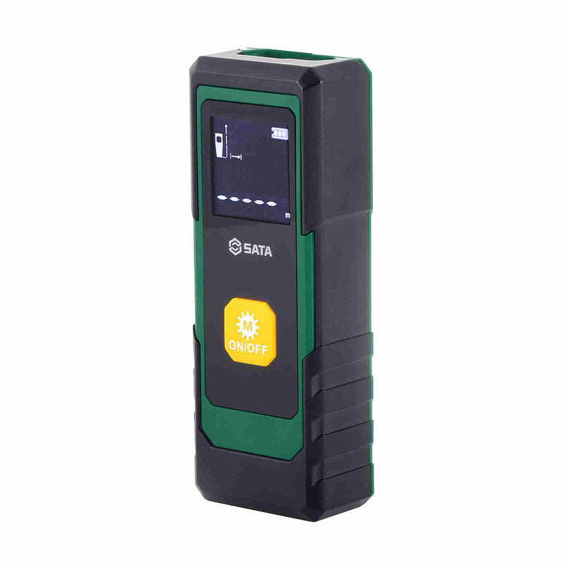 Máy đo khoảng cách laser SATA 62809 30m, độ chính xác cao, màn hình HD backlit, nhỏ gọn.