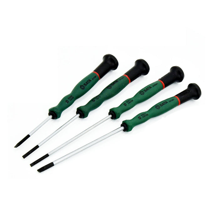 Tua vít tiểu ly rãnh dẹp SATA, thép SVCM+ có nam châm, thân vít xoay quanh cán nhựa