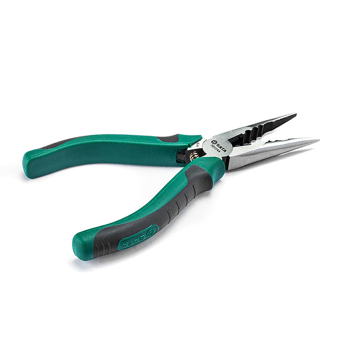 Kềm đa năng mũi dài kiểu Nhật 6inch Chất liệu thép Cr-V  SATA 70124A