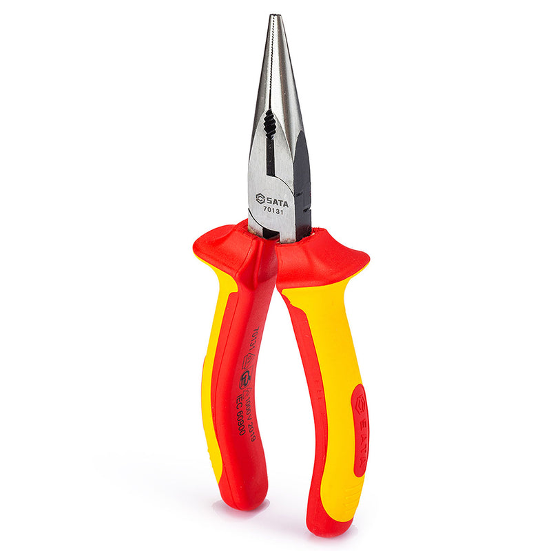 Kìm nhọn cách điện 1000V SATA kích thước từ 6 inch - 8 inch