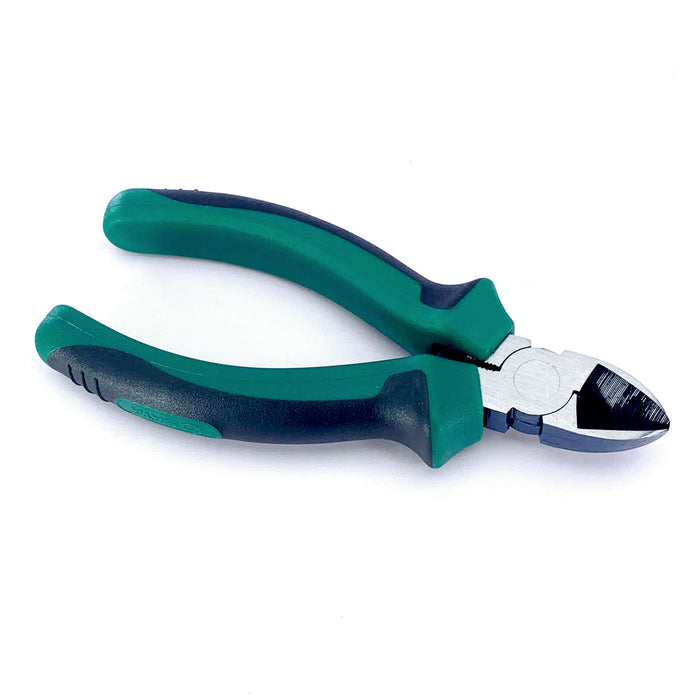 kìm cắt SATA dài 5 - 6 inch (130mm - 160mm), vật liệu bằng thép Crome mạ niken, tay cầm bằng nhựa TPR