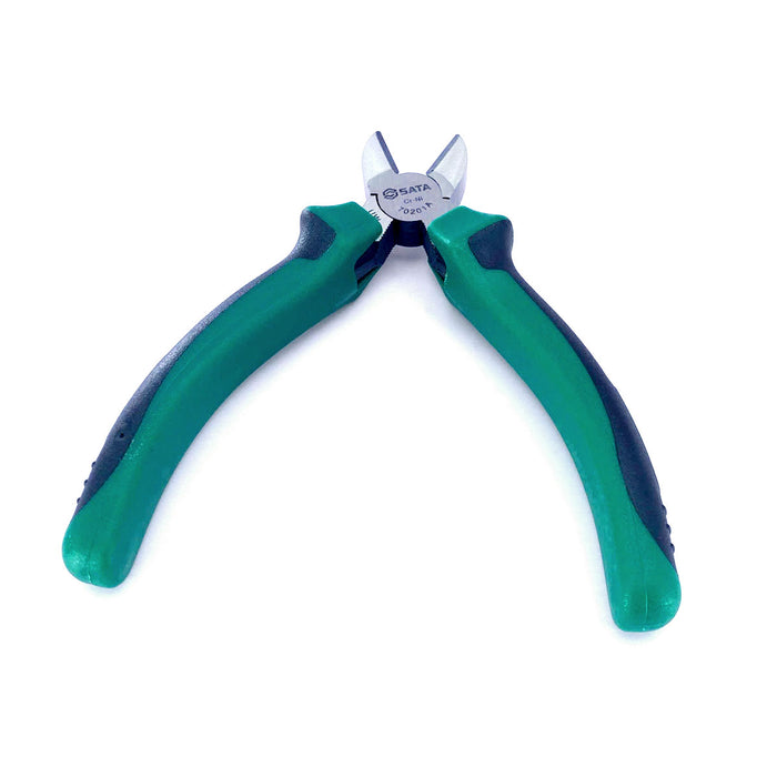 kìm cắt SATA dài 5 - 6 inch (130mm - 160mm), vật liệu bằng thép Crome mạ niken, tay cầm bằng nhựa TPR