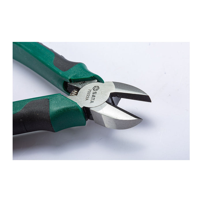 Kìm cắt kiểu Nhật SATA kích thước từ 5 inch - 7 inch, chất liệu thép Cr-V, tay cầm nhựa TPR