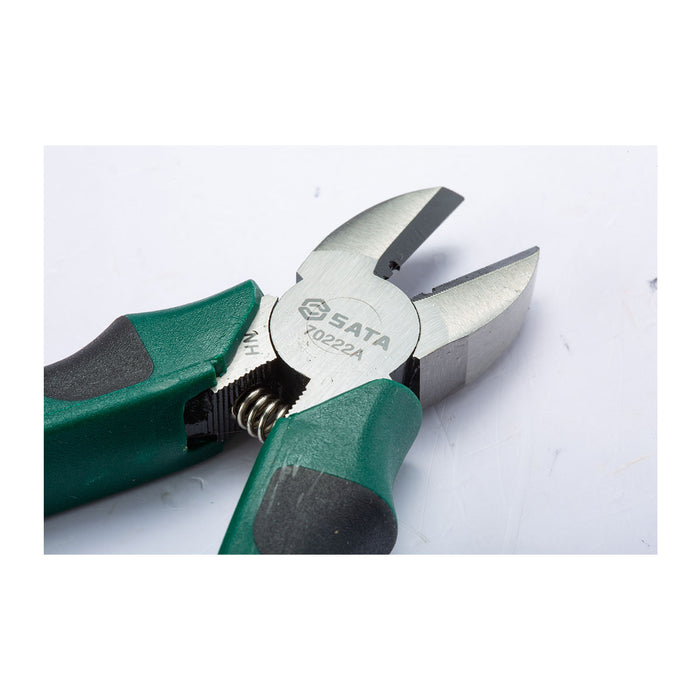 Kìm cắt kiểu Nhật SATA kích thước từ 5 inch - 7 inch, chất liệu thép Cr-V, tay cầm nhựa TPR