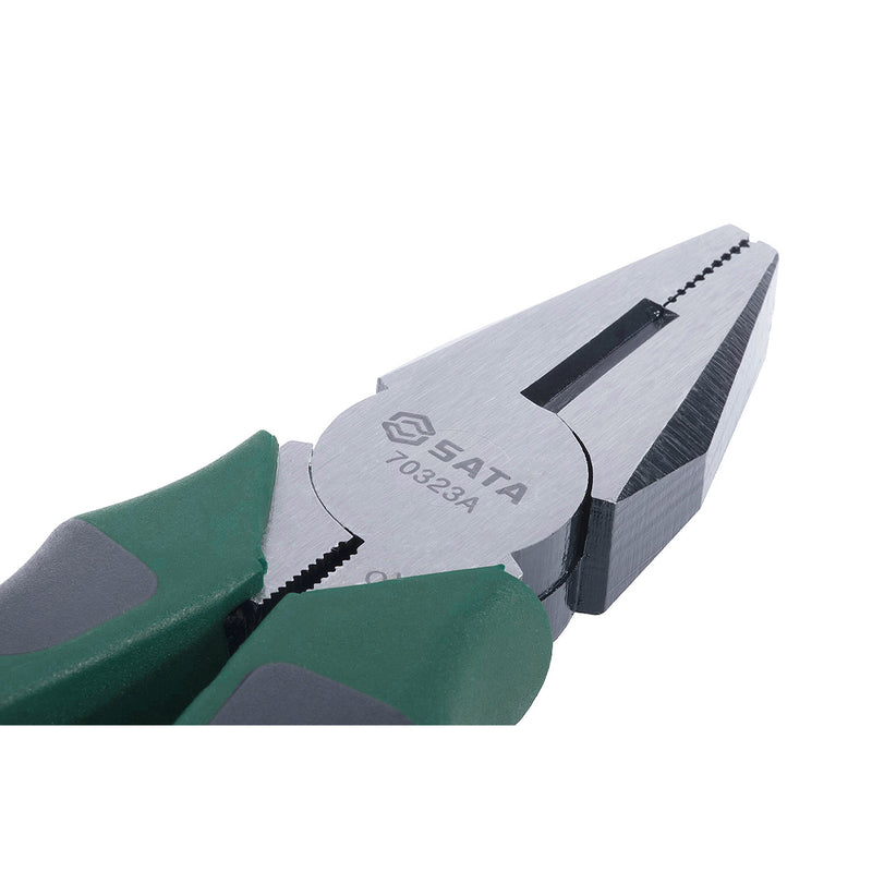 Kìm điện kiểu Nhật SATA kích thước từ 6 inch - 8 inch, chất liệu thép Cr-V, tay cầm nhựa TPR