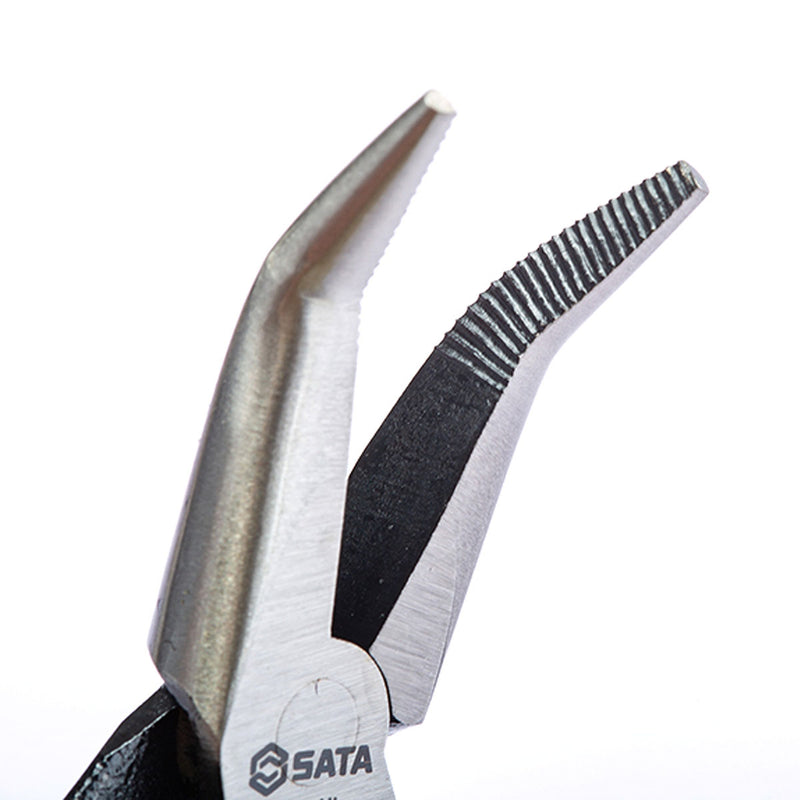5.5 inch High Leverage Mini Bent Nose Pliers SATA 70613A