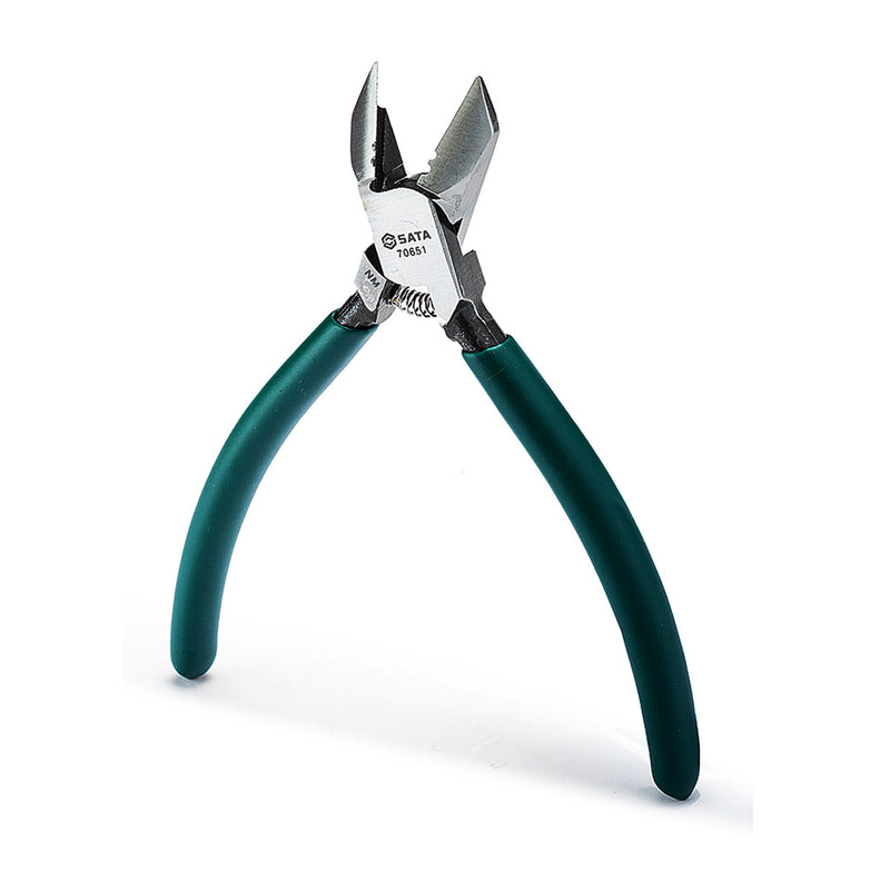 Kìm cắt linh kiện điện tử, tích hợp lỗ tuốt dây SATA 70651 kích thước 150mm