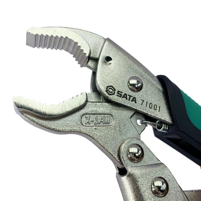 Kìm bấm chết hàm cong X-Streme SATA kích thước từ 7 inch - 10 inch cán cầm bọc cao su