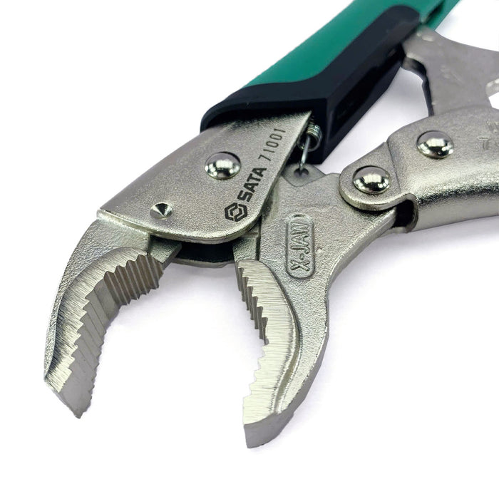 Kìm bấm chết hàm cong X-Streme SATA kích thước từ 7 inch - 10 inch cán cầm bọc cao su