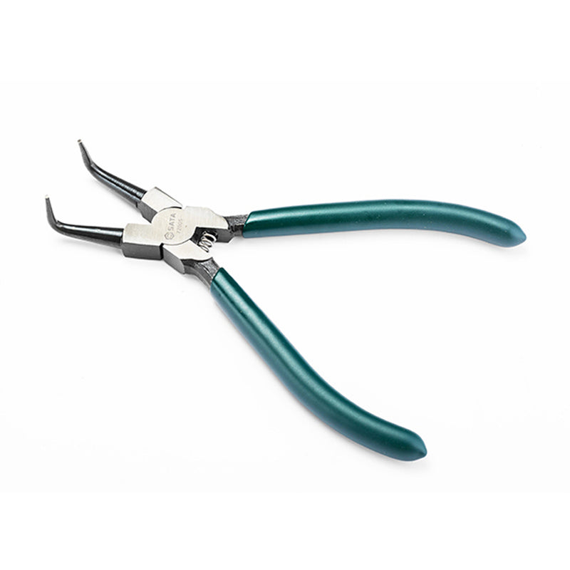 穴用曲口卡簧钳7 inch，SATA 72005