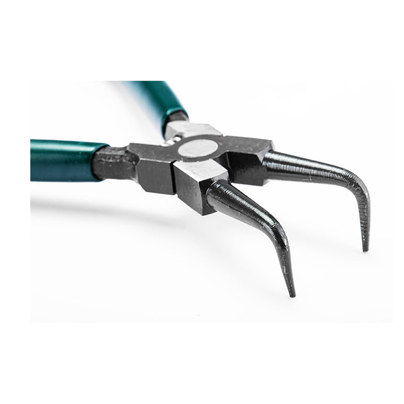 穴用曲口卡簧钳7 inch，SATA 72005