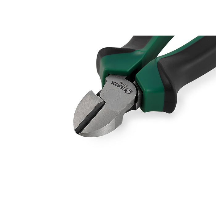 Kềm cắt đầu ngắn chất liệu thép Cr-V, chống trầy xước SATA