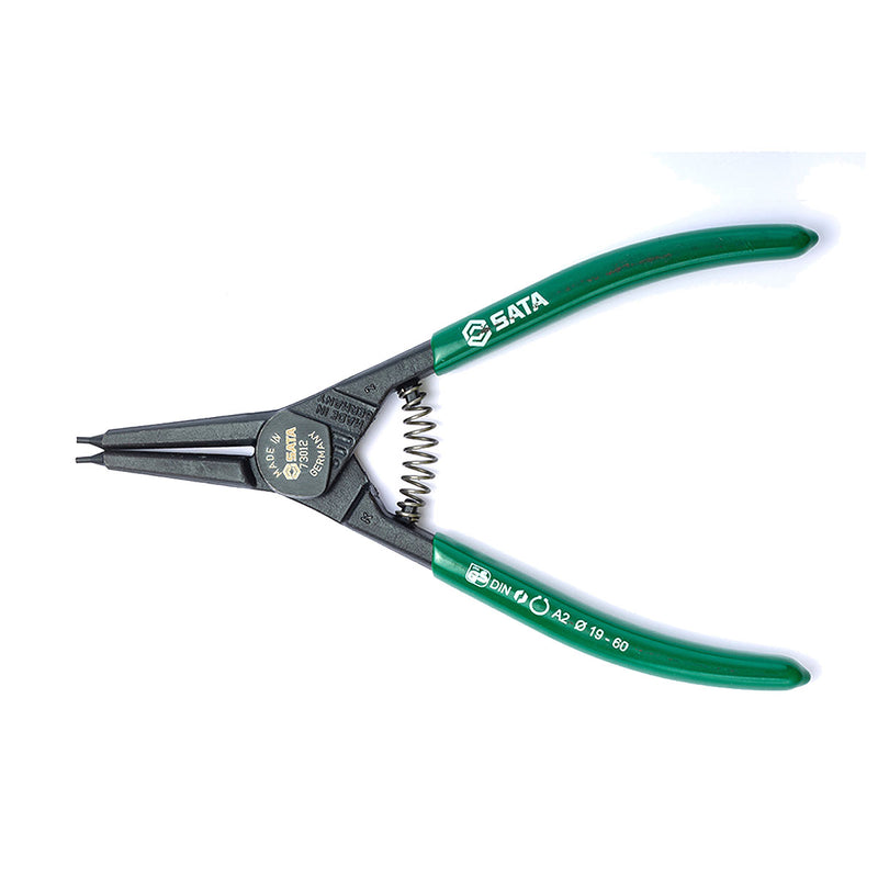 Kìm mở phe ngoài mũi thẳng SATA G Series, thép Cr-V, mũi Đức, đa kích thước 125mm-330mm, mở phe 3mm-140mm.