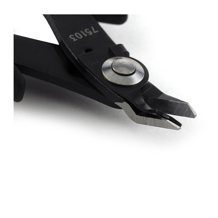 Kìm cắt cạnh linh kiện điện tử SATA 75103 kích thước 5 inch, có chốt lẫy an toàn