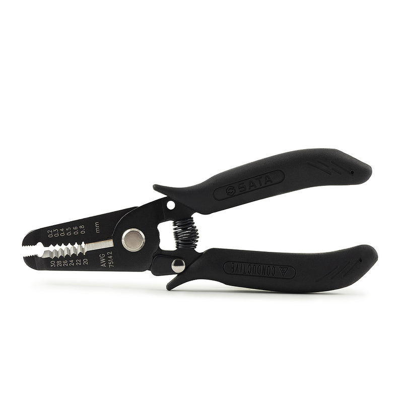 Kìm tuốt dây SATA kích thước 5 inch, đường kính tuốt dây từ 0.2mm - 2.6mm