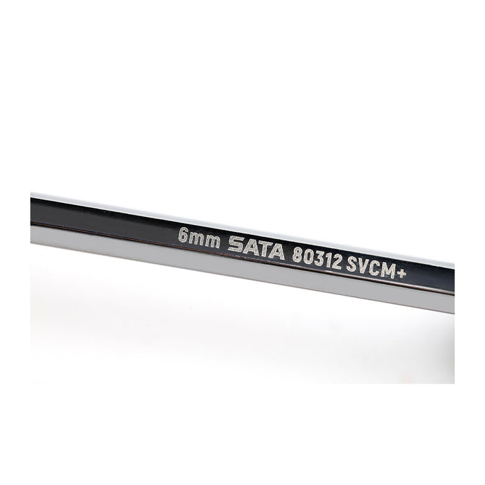 Cần siết lục giác trơn loại siêu dài (extra long) SATA, dòng cao cấp, chất liệu thép SVCM+ mạ chrome nhám