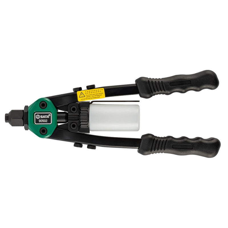 Kìm rút ri vê SATA chiều dài từ 280mm - 330mm, đinh ri vê tương thích từ 2.4mm - 6.4mm