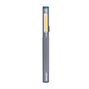 Đèn pin dạng bút SATA 90720A, 300 lumen COB, 200 lumen LED, nhôm, USB-C, nhỏ gọn