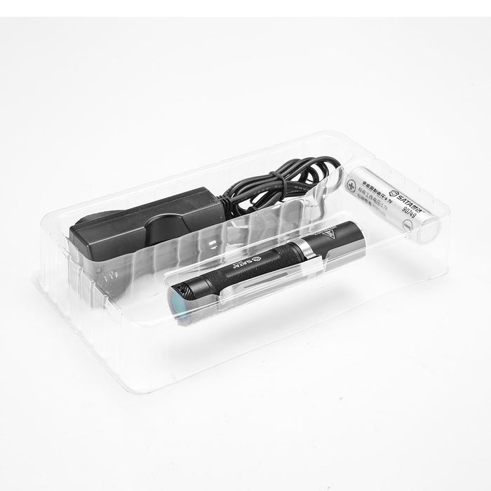 Đèn pin sạc mini SATA 90746 thân nhôm