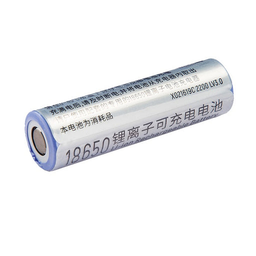 Pin sạc Li-Ion 18650 SATA 2600mAh cho đèn pin và đèn làm việc SATA, đầu bằng/đầu nhô, sạc lại nhiều lần.