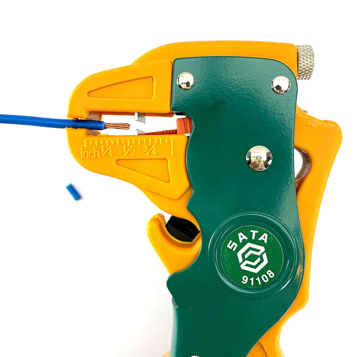 kìm cắt / tuốt dây có điều chỉnh 6.5inch
Đường kính cáp : 0.5~6.0mm SATA 91108