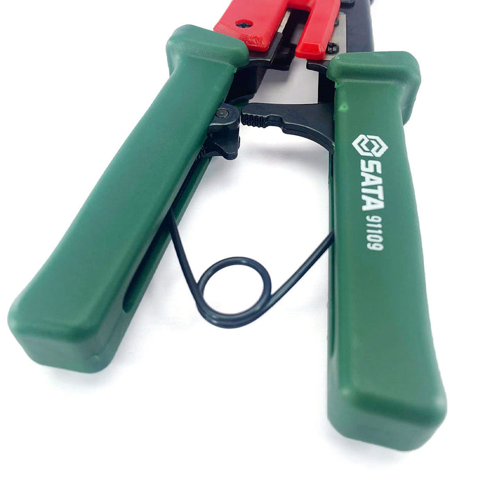 kìm bấm đầu cable tín hiệu 9inch/230mm tay cầm sợi thủy tinh SATA 91109