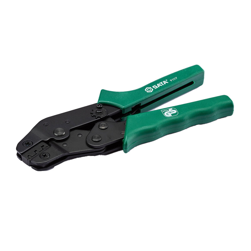 Kìm bấm cose ghim trần SATA 91117 khả năng bấm cose từ 0.5mm² - 1.5mm²