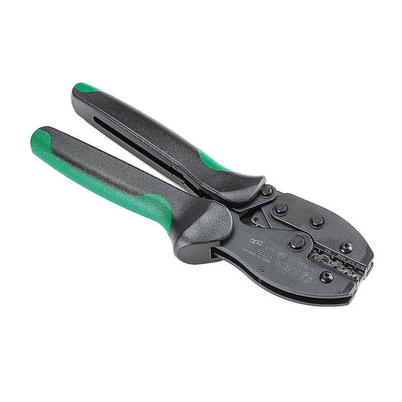 Kìm bấm cose 8.5 inch cao cấp SATA, cỡ dây từ 0.5mm - 10mm, dùng cho đầu cose không bọc nhựa. (Made in Germany)