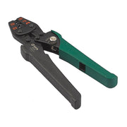 Kìm bấm cos pin rỗng SATA 0.5-35mm² ép vuông, cơ cấu bánh cóc, tay cầm chống trượt.