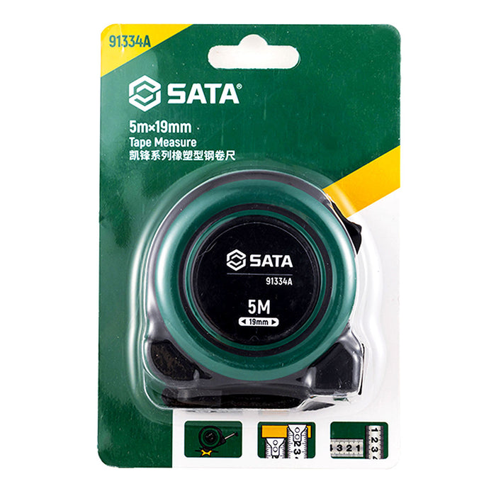 Thước cuộn thép 2 mặt số SATA chiều dài từ 3.5m - 7.5m