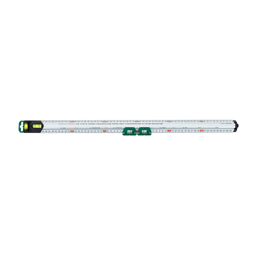 Thước đa năng SATA 91405 600mm: Thước đo, thước thủy, con trượt đánh dấu, hợp kim nhôm, vạch chia hai mặt.