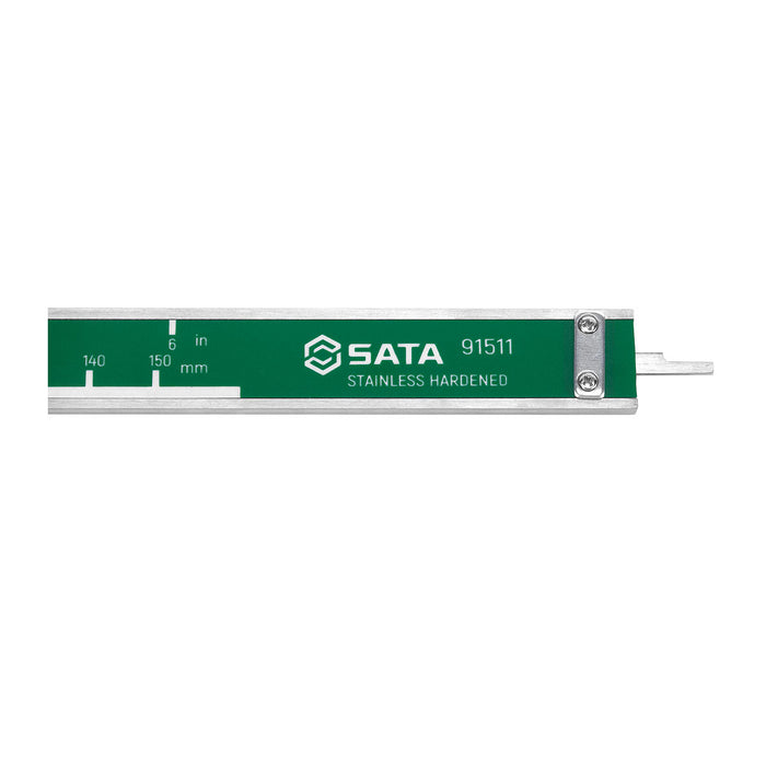 Thước kẹp SATA 91511 màn hình điện tử, dãi đo từ 0-150mm, bước đo 0.01mm, độ chính xác +/-0.03mm