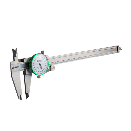 Thước kẹp đồng hồ cơ SATA 91523 0-300mm, độ chính xác cao, thép không gỉ, đo ngoài, đo trong, đo độ sâu, đo bậc.