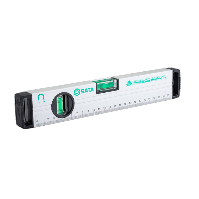 Thước thủy có từ tính, (nam châm). Độ chính xác: 0.5mm/m SATA