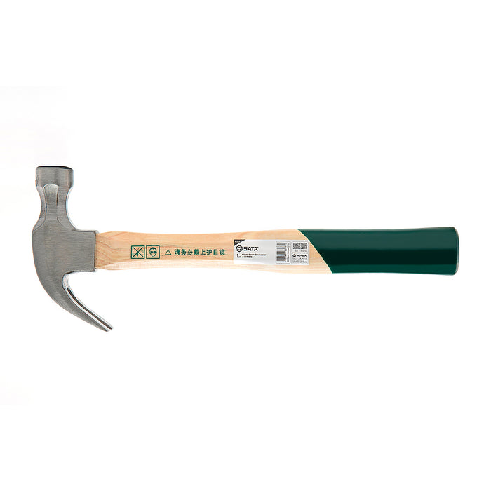 Búa sừng dê cán gỗ Hickory, đầu búa bằng thép carbon SATA