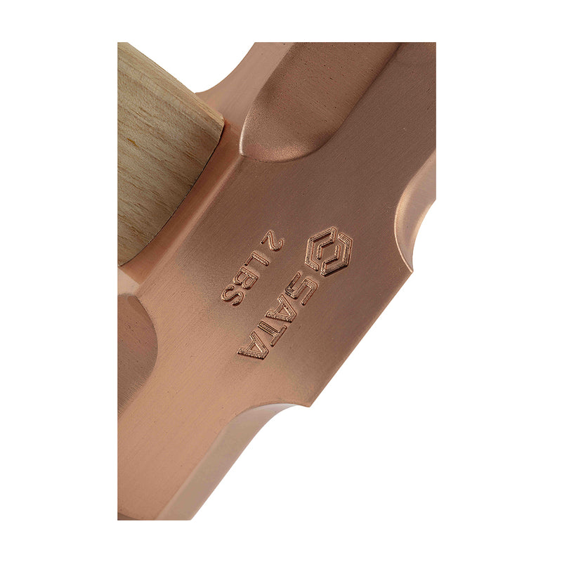 Búa cơ khí bằng đồng, Tay cầm bằng gỗ Hickory nhẹ và bền SATA