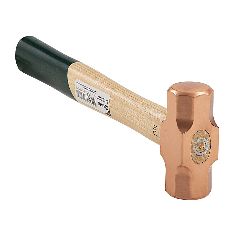 Búa cơ khí bằng đồng, Tay cầm bằng gỗ Hickory nhẹ và bền SATA