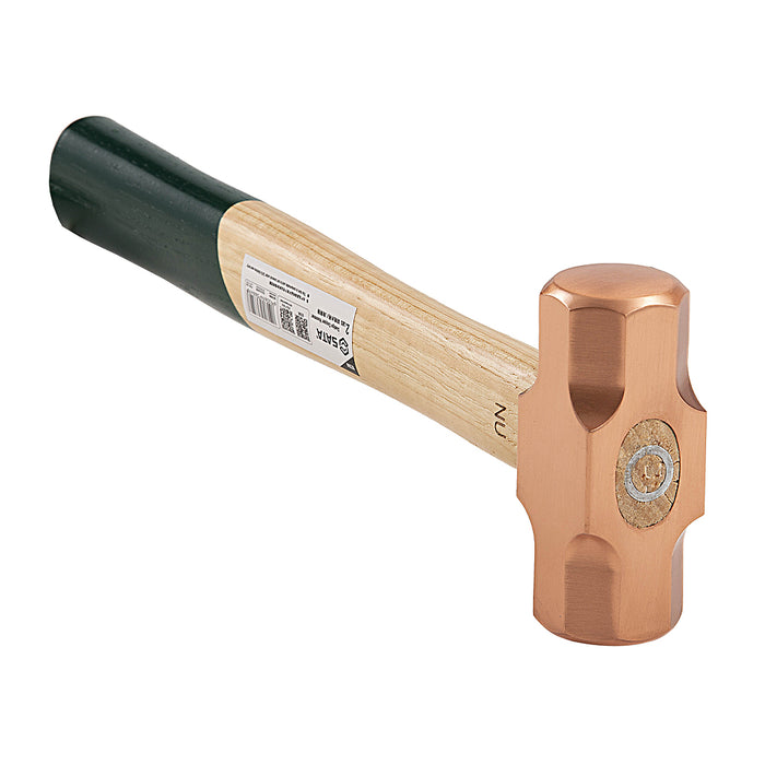 Búa cơ khí bằng đồng, Tay cầm bằng gỗ Hickory nhẹ và bền SATA