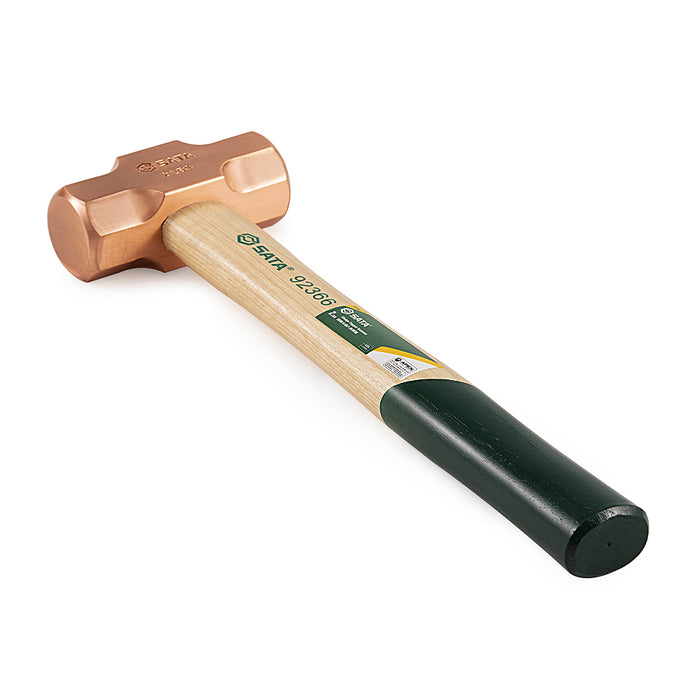 Búa cơ khí bằng đồng, Tay cầm bằng gỗ Hickory nhẹ và bền SATA